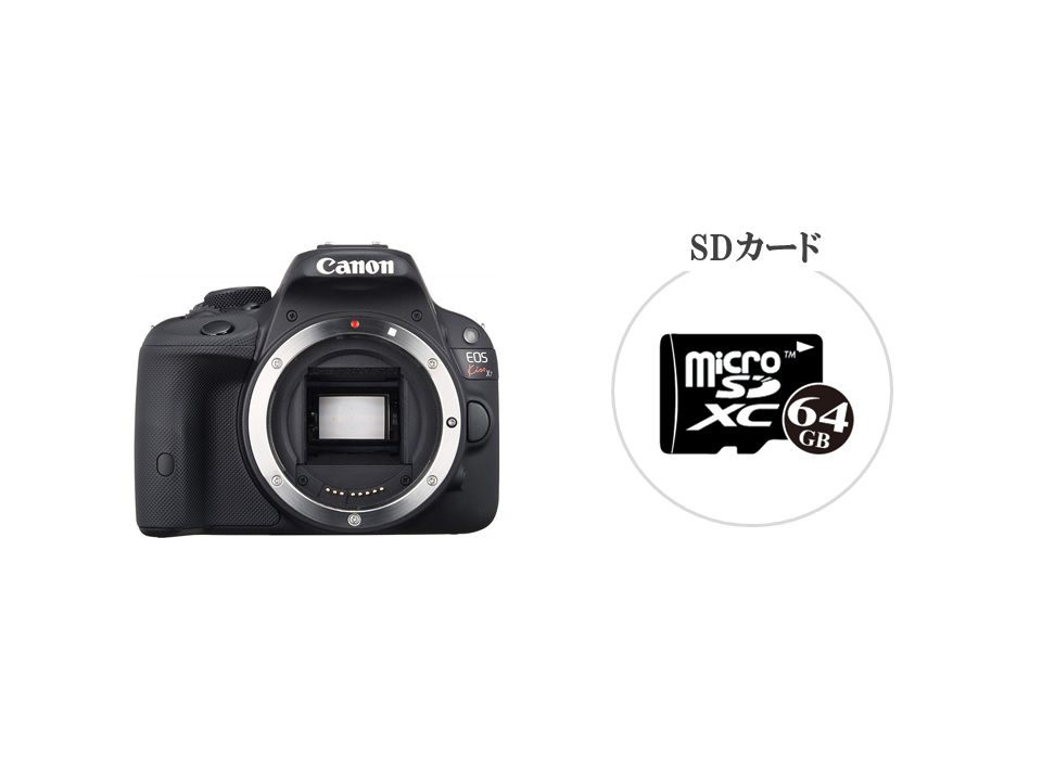 格安レンタル] CANON EOS Kiss X7 ボディ 一眼レフ 2泊3日～