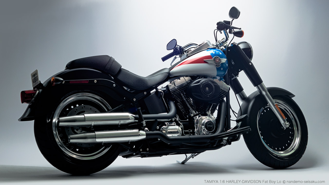 1/6 TAMIYA HARLEY-DAVIDSON Fat Boy Lo | 図解！なんでも制作日記