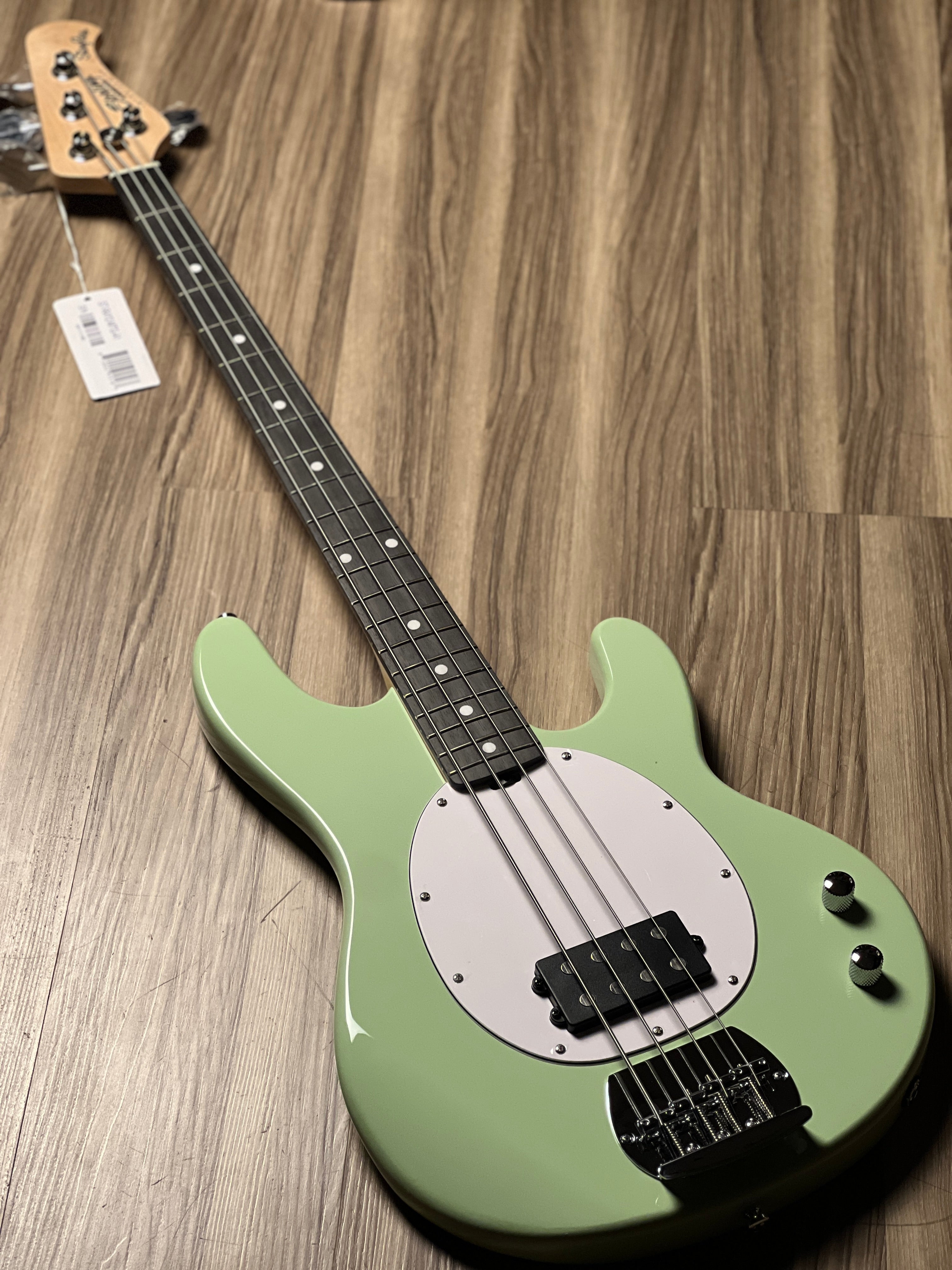 Sterling By Music Man StingRay RAY2 with Amaranth FB in Misty