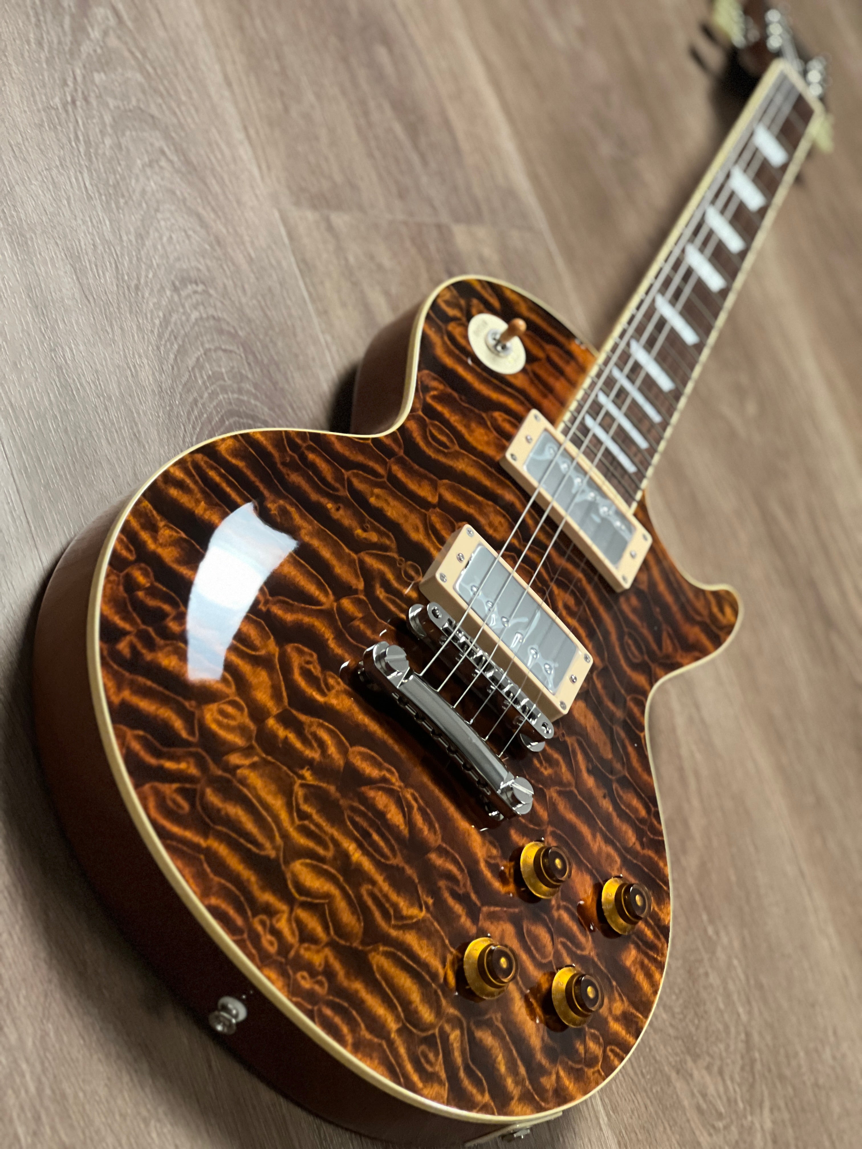 Tokai Love Rock Japan LS-101Q in OAK 2449806 – nafiriguitar.com