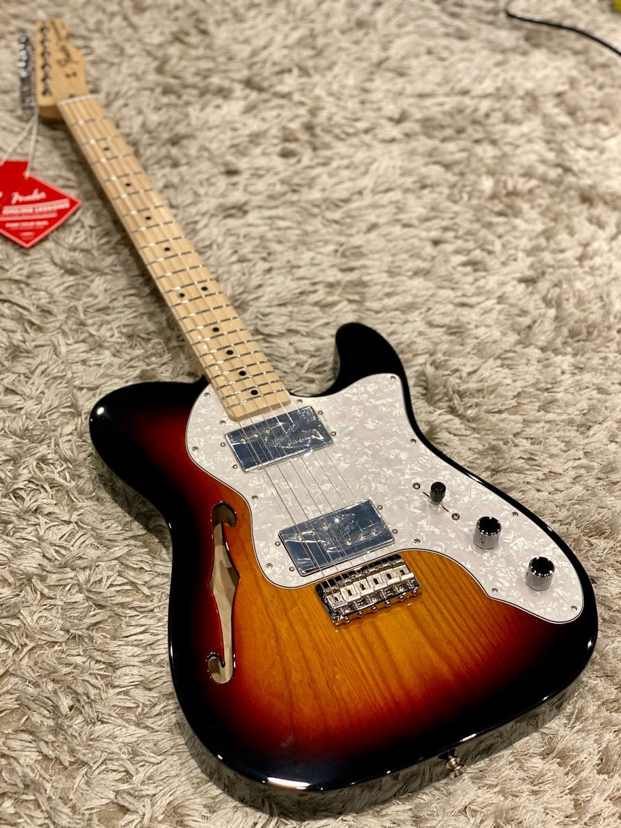 Fender `72 Telecaster Thinline 3 Color Sunburst – nafiriguitar.com