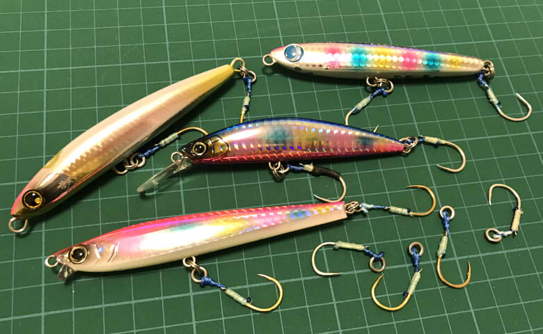 僕がサーフ用プラグに使う自作シングルフック作成に使っている道具