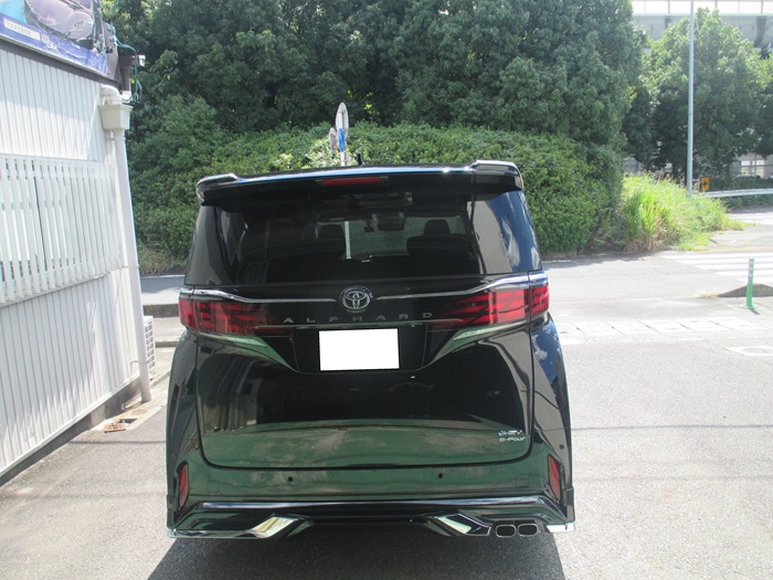 40系アルファードにIRダークスモーク15%の施工 - アネスト名古屋