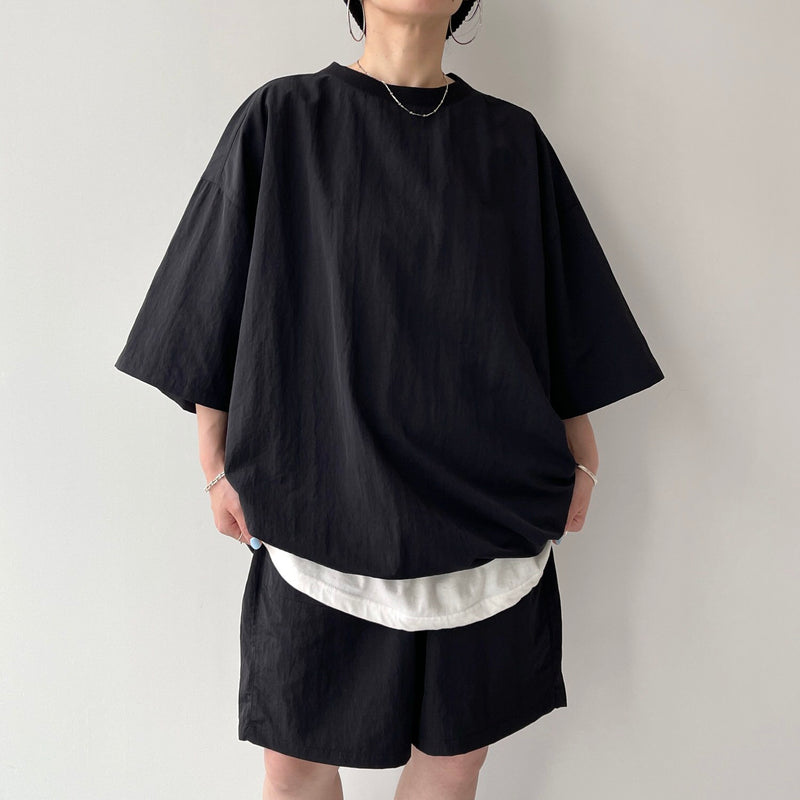 premium nylon setup / black（プレミアムナイロンセットアップ