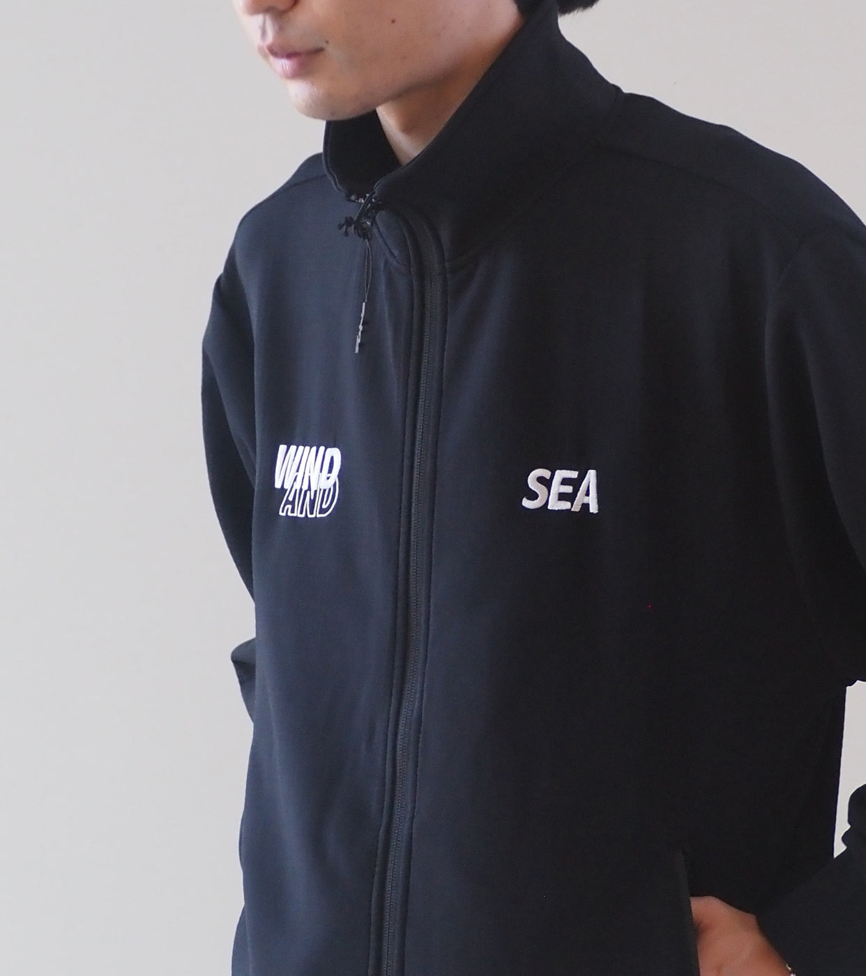 WIND AND SEA ウィンド エアテックス トラック トップ, Black – Navyblue
