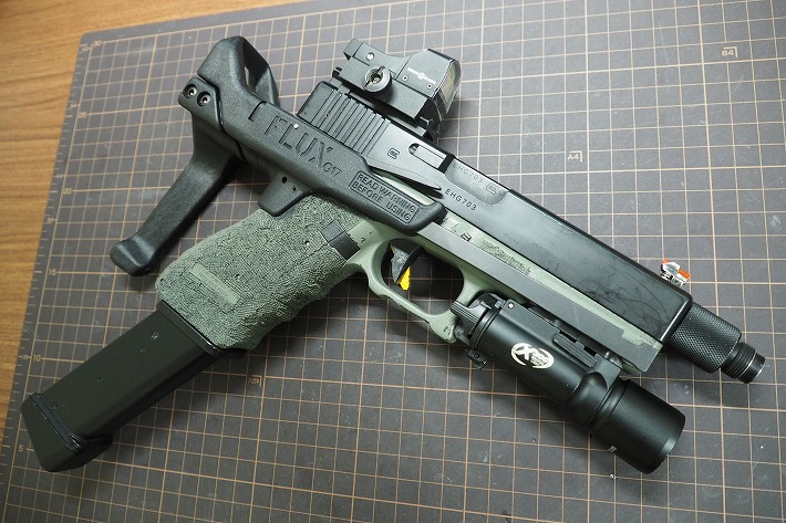 東京マルイ 電動グロック】初速アップカスタムでクラッシュしたので