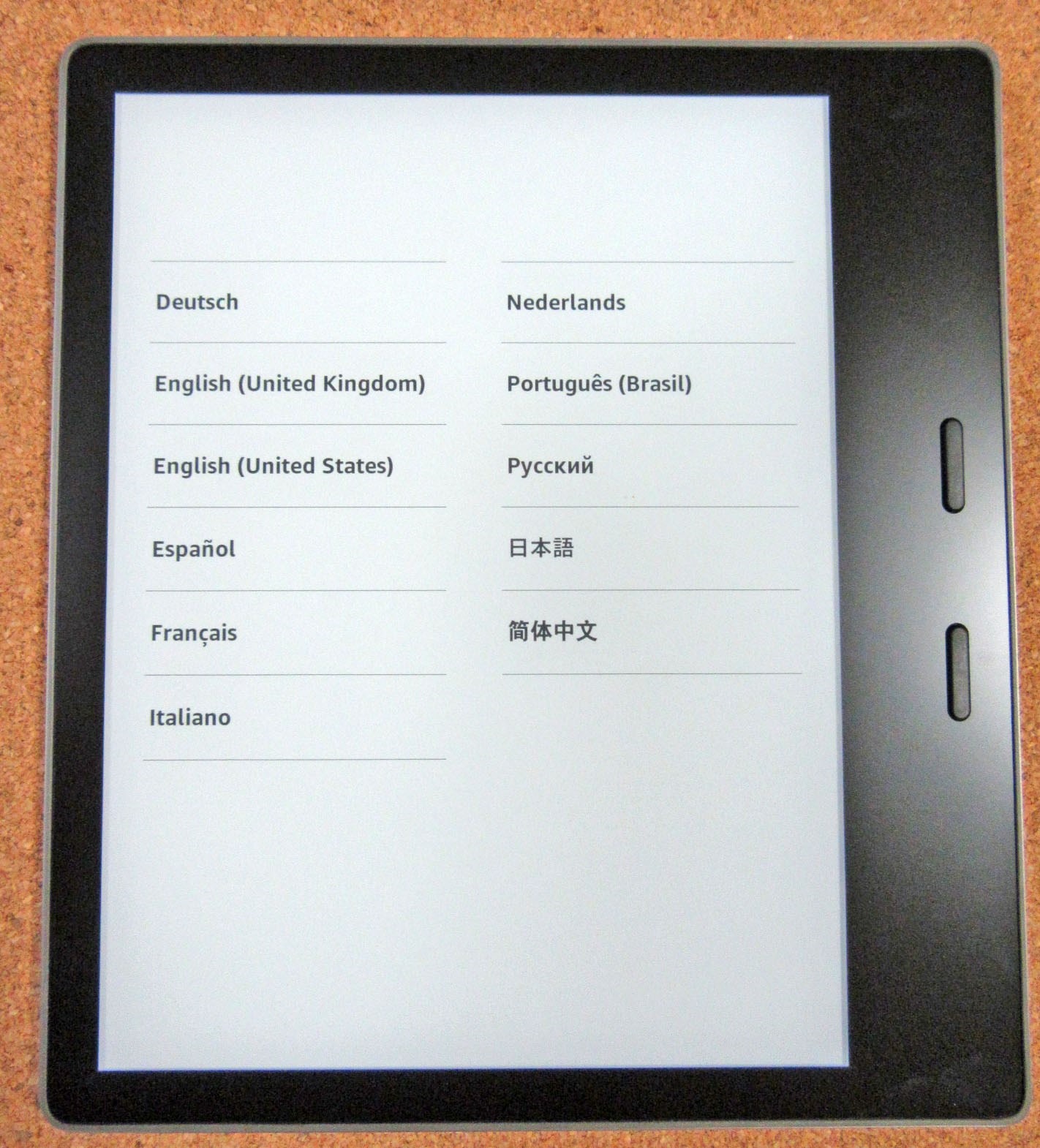 写真で解説。Kindle Oasisの初期設定方法。