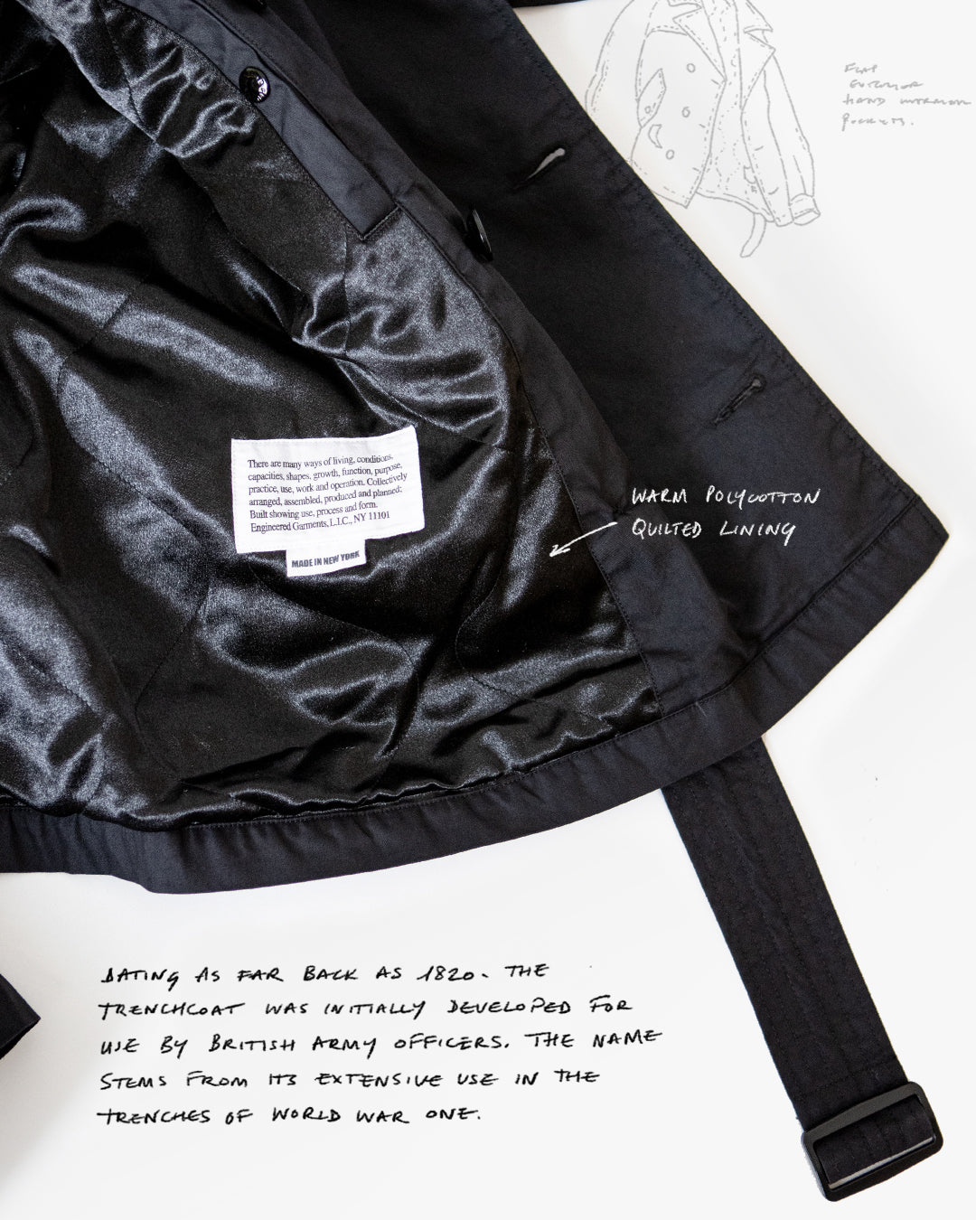 IN FOCUS: Engineered Garments Short Trench Jacket | Nepenthes London