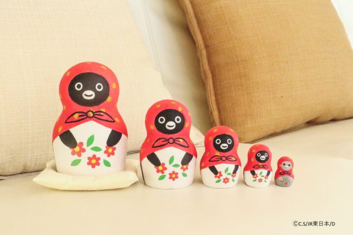 Suicaのペンギンから「はりこーシカ」のマトリョーシカとだるまが登場
