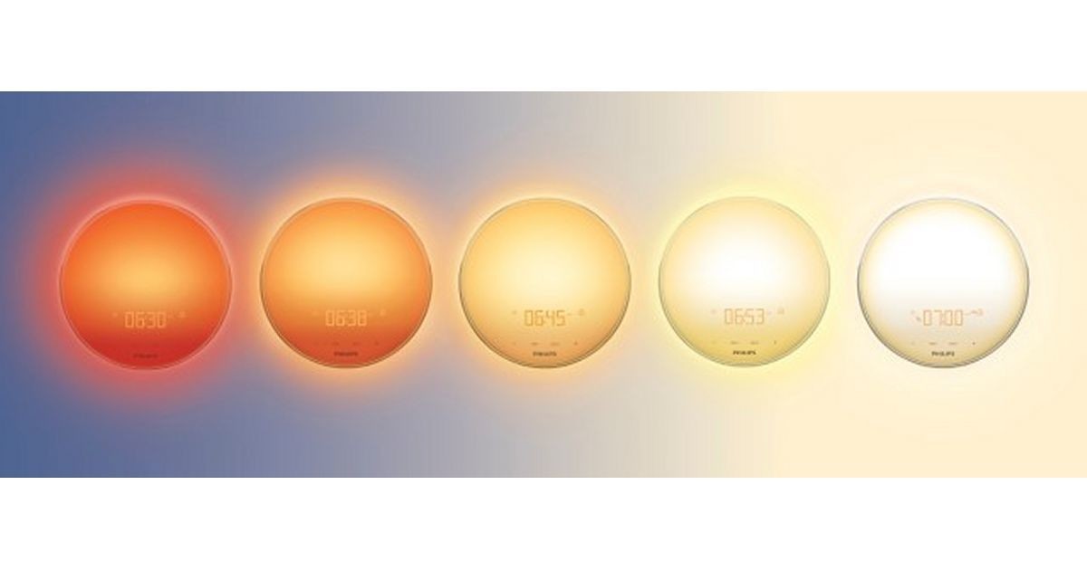 太陽光を再現、目覚めと入眠を助けるフィリップスのウェイクアップ