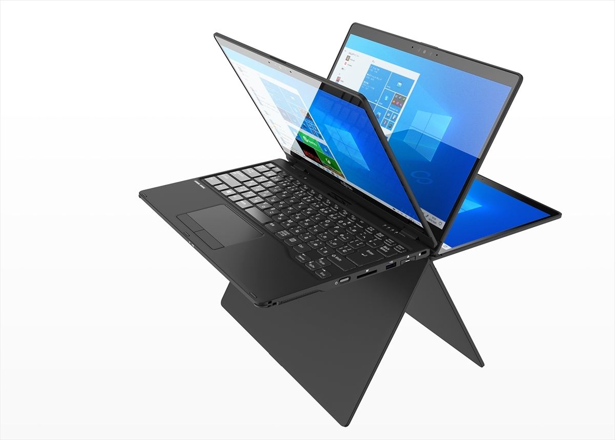 富士通、ペン内蔵の軽量13.3型2in1 PCに第11世代Intel Coreモデル