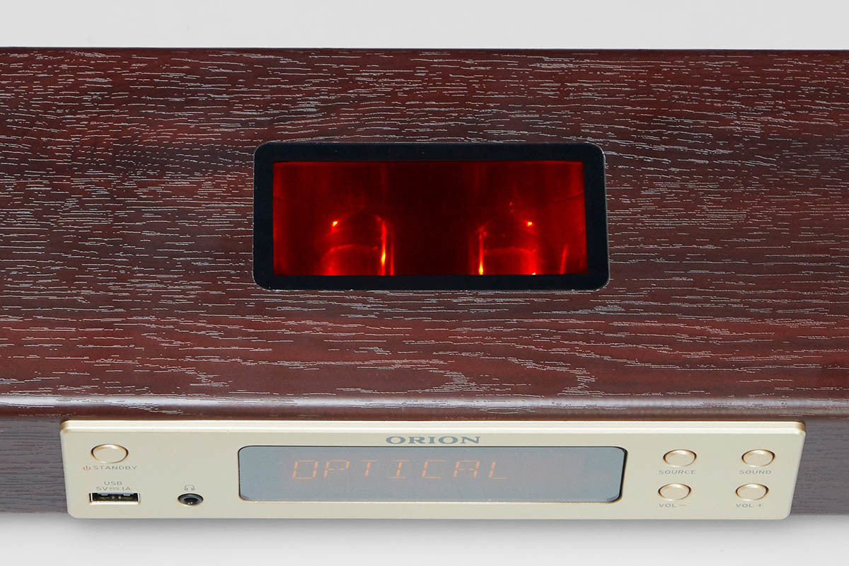 真空管アンプを用いたBluetooth対応の2.1chサウンドバー ドウシシャ