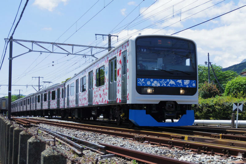 伊豆急行3000系「アロハ電車」がデビュー - 元JR東日本209系を改造
