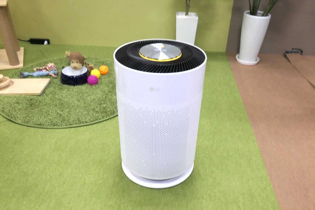 LGの新しい空気清浄機を見てきた - ペット向け小型化モデル＆温風