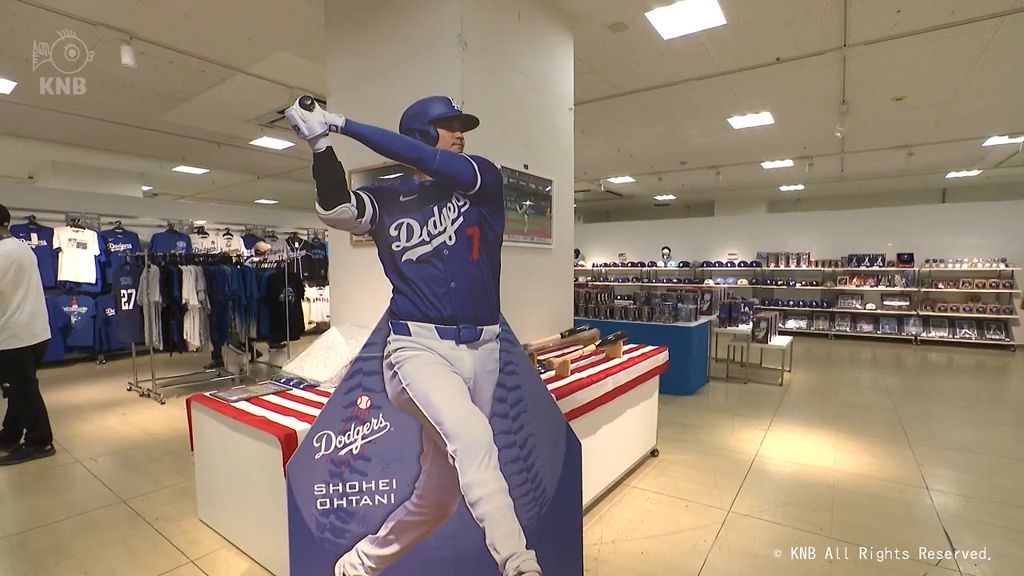 大谷翔平選手が使ったボールなど展示販売 富山市にMLBグッズ