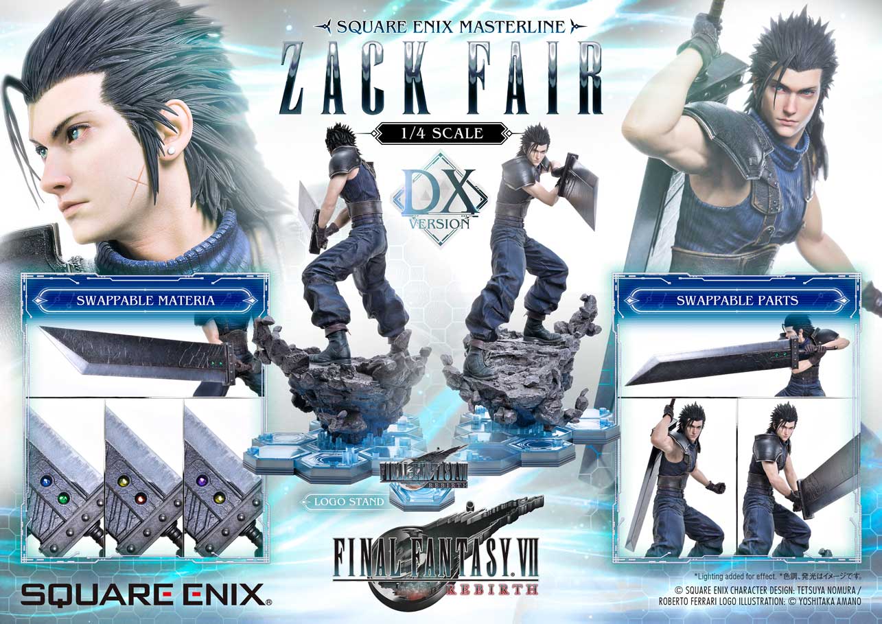 FF7』セフィロス・ザックスの“ポリゴンフィギュア”が登場