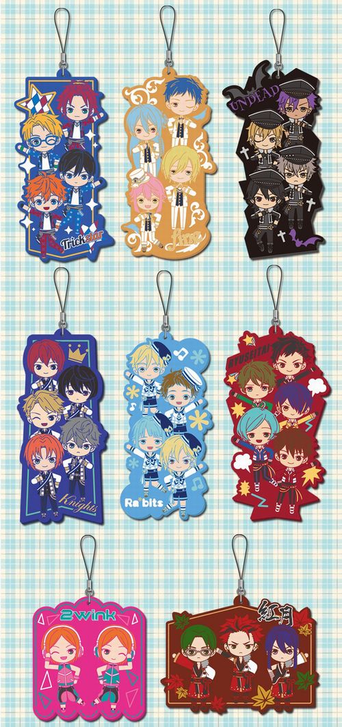 あんスタ・AGF限定商品「ユニットラバーストラップ」の情報解禁