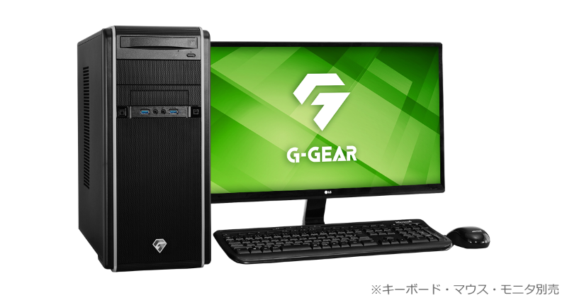 TSUKUMO】G-GEAR、NVIDIA GeForce RTX 4060を搭載したゲーミングPCの新