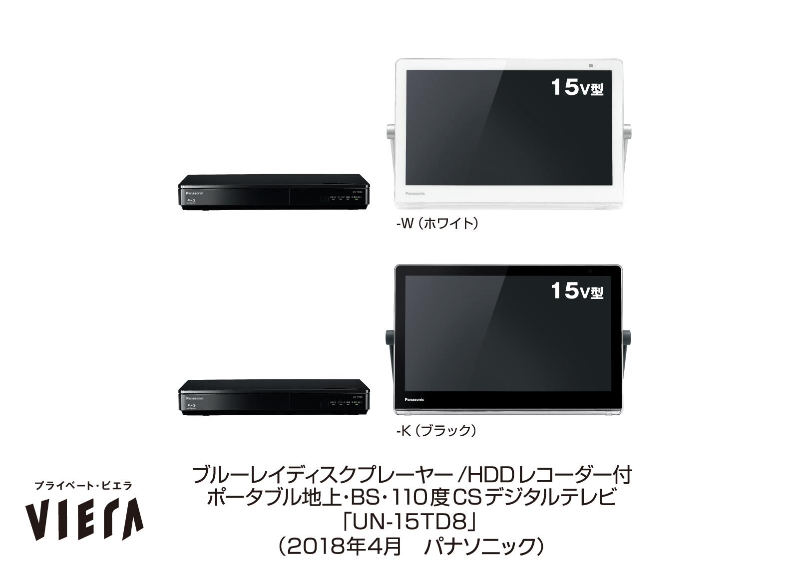 ポータブルテレビ「プライベート・ビエラ」 UN-15TD8を発売 | 個人向け
