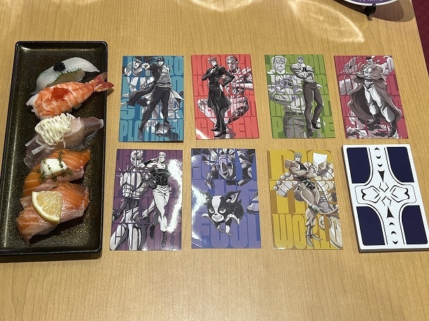 ここだけのコラボ限定グッズ付きメニューが登場！スシローが『ジョジョ