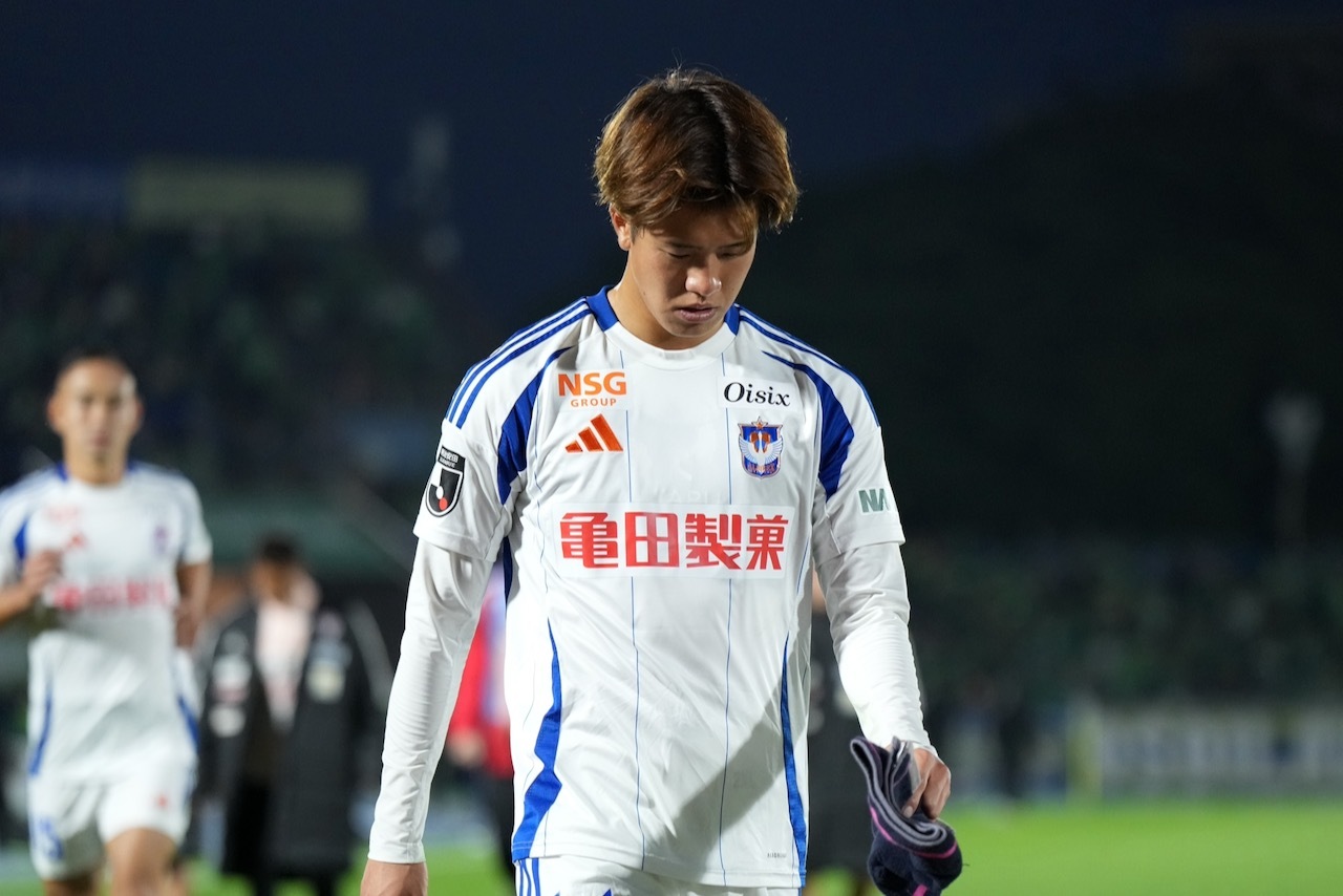 新潟】「申し訳ない…」PKで逆襲の長谷川元希がうなだれる。「どっちも