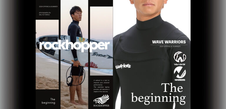 最新ウエットスーツ】サーフィンをかっこよく！2024 ROCKHOPPER／WAVE