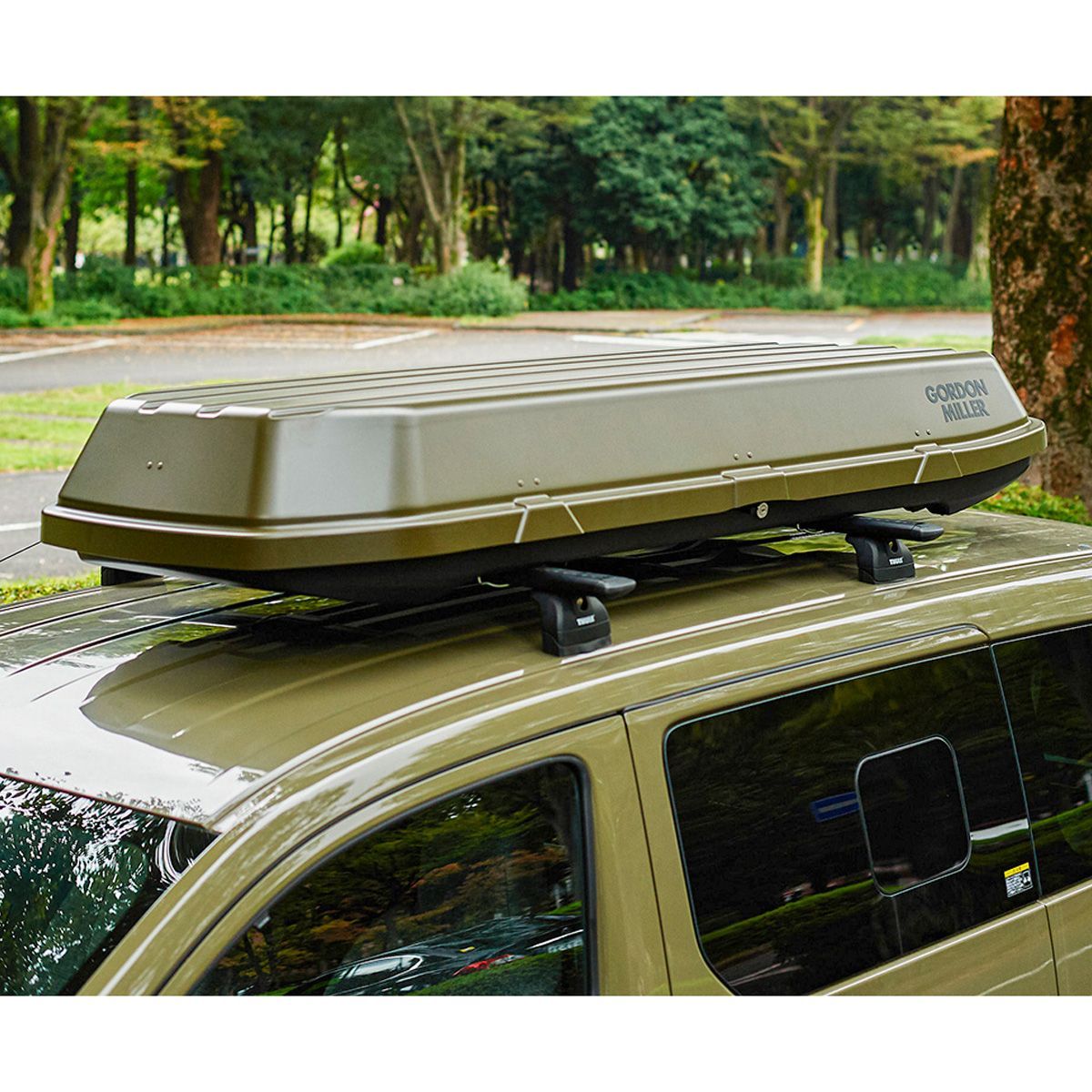 GORDON MILLER ルーフコンテナボックス オリーブドラブ