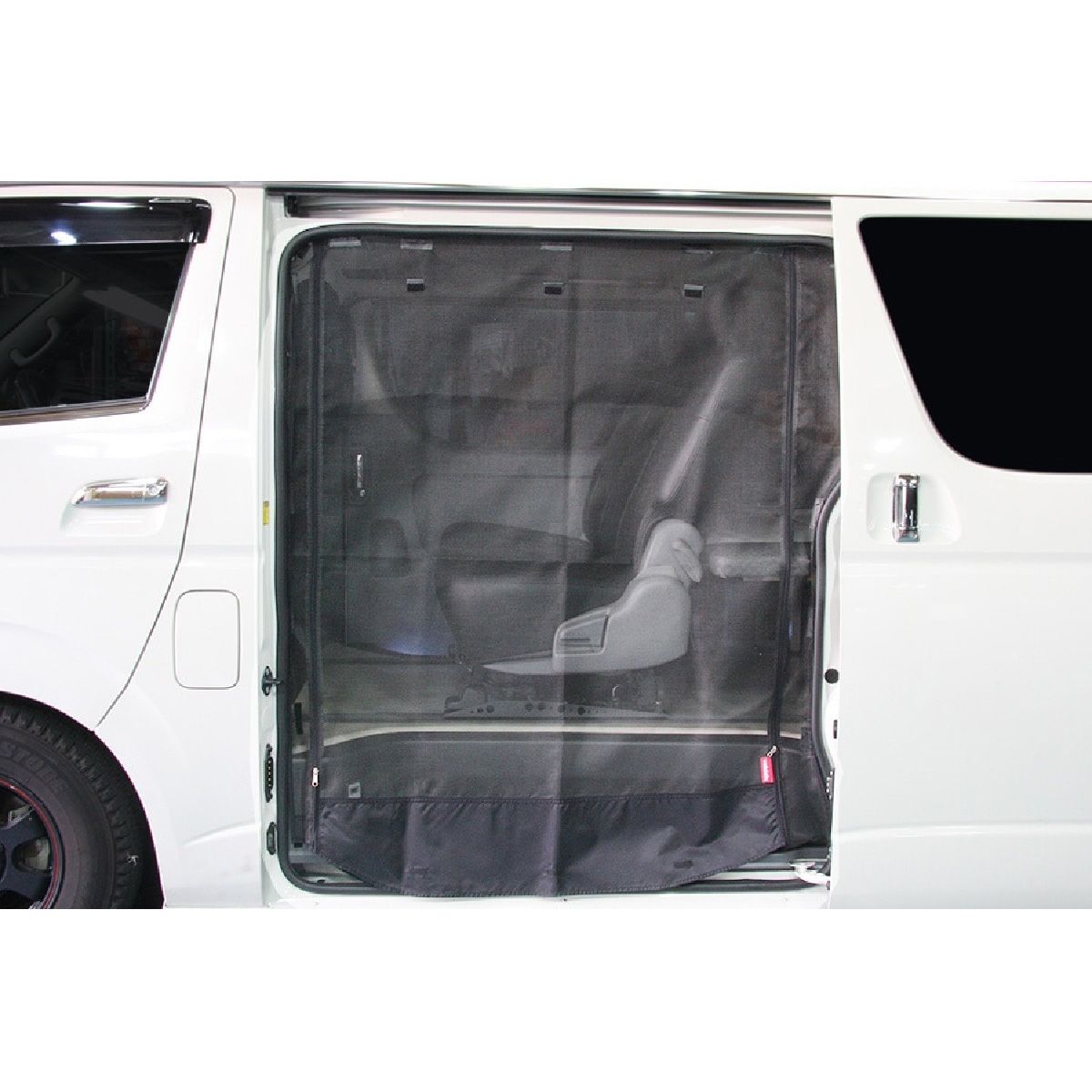 UI vehicle ユーアイビークル 虫除け 防虫ネット サイド1面 ブラック