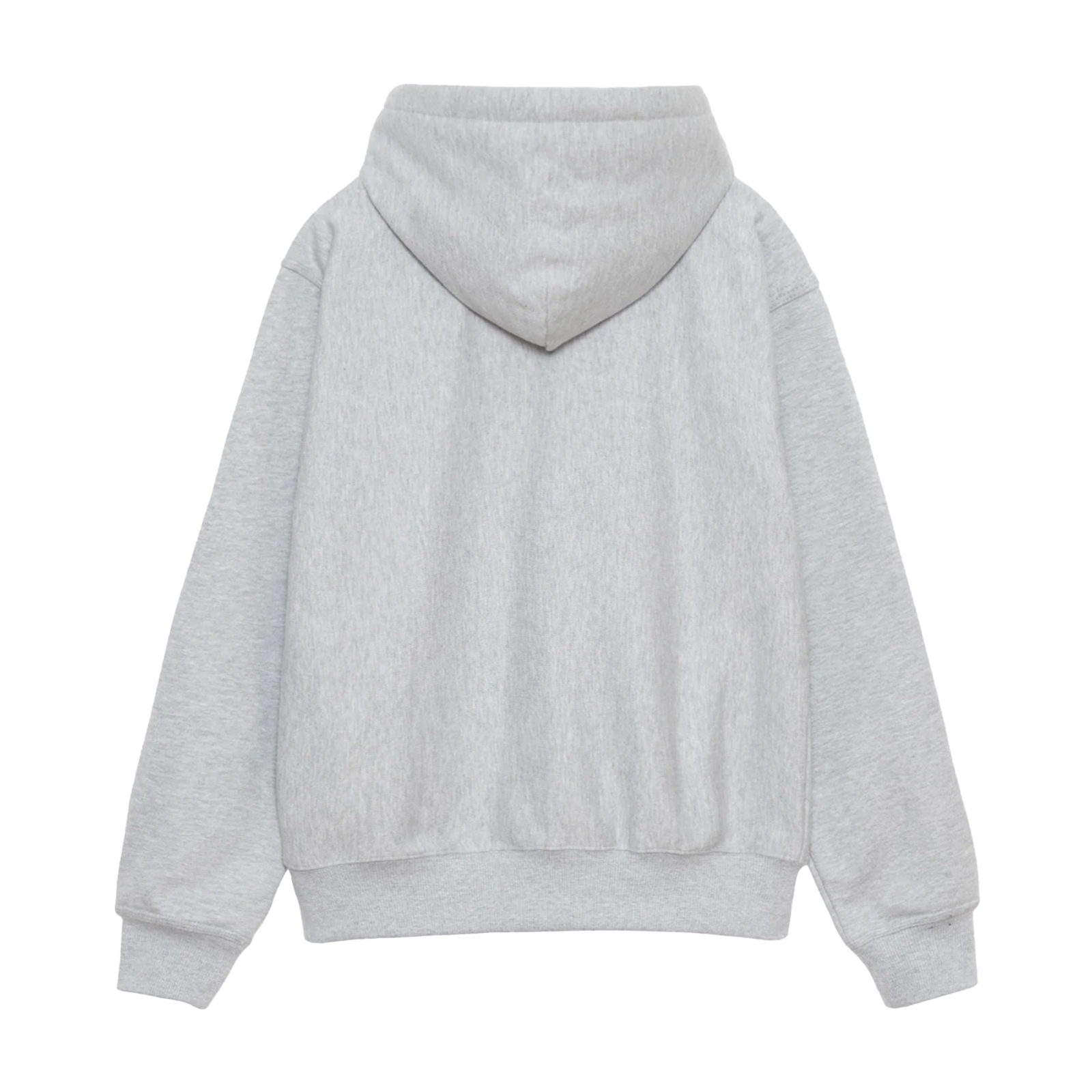 Stussy Stock Logo Zip Hoodie - Grey Heather – Ninetimes Skateshop