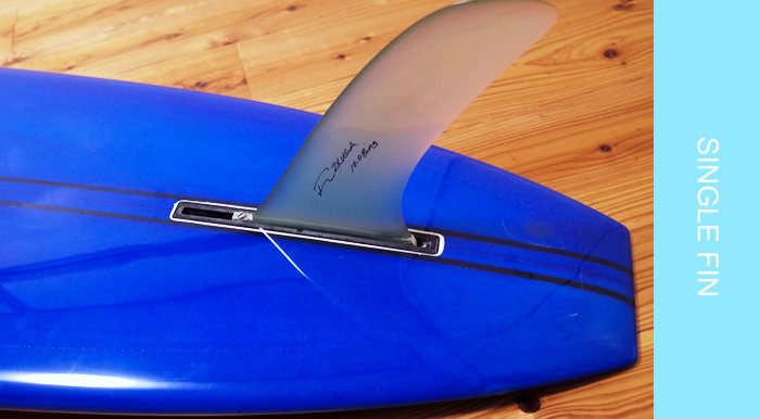 ロングボード・ミッドレングスのセンターフィンの種類と選び方