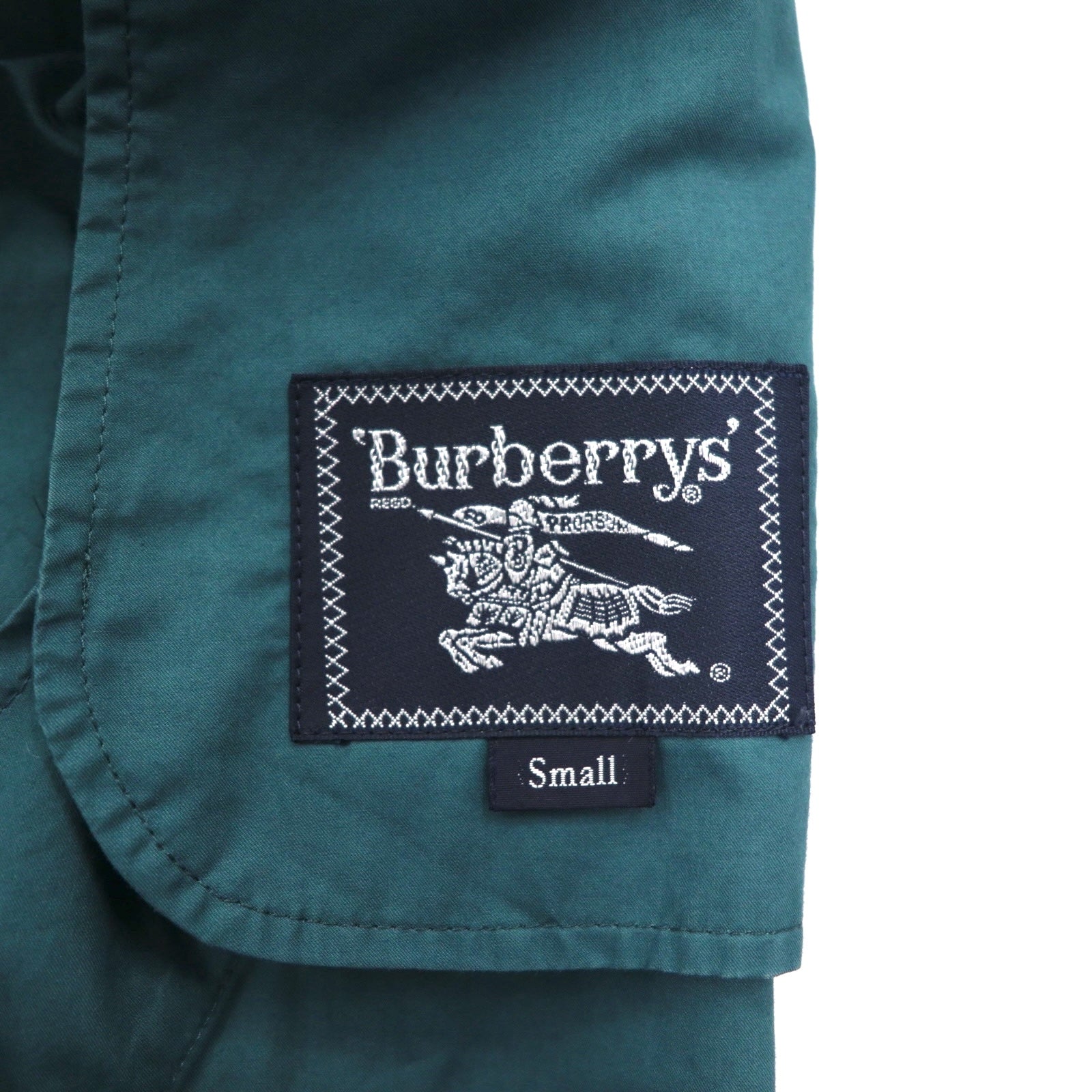Burberrys 90s Swing Top Harrington Jacket S Green Checked Lining