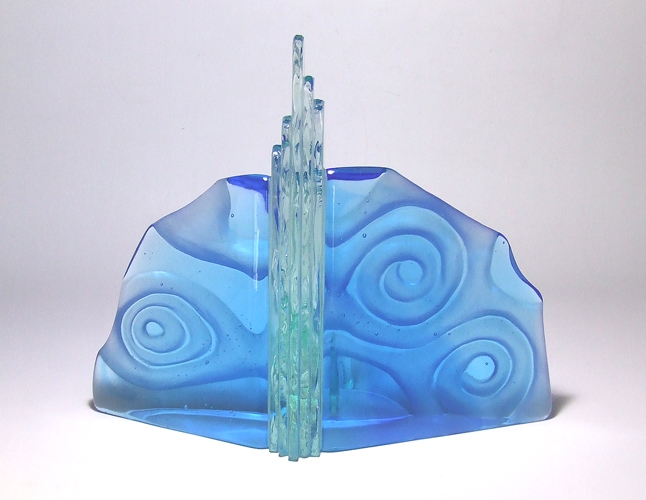 西中千人のガラス オブジェ Glass Sculputure , NISHINAKA YUKITO