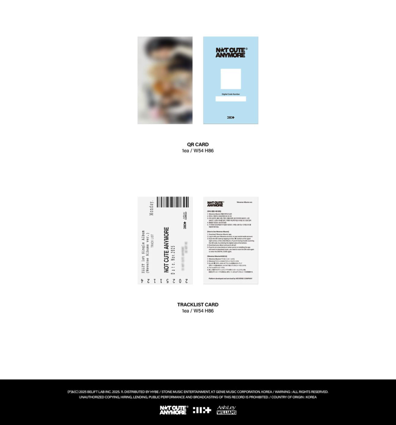 ILLIT - NOT CUTE ANYMORE (WEVERSE ALBUMS VER.)