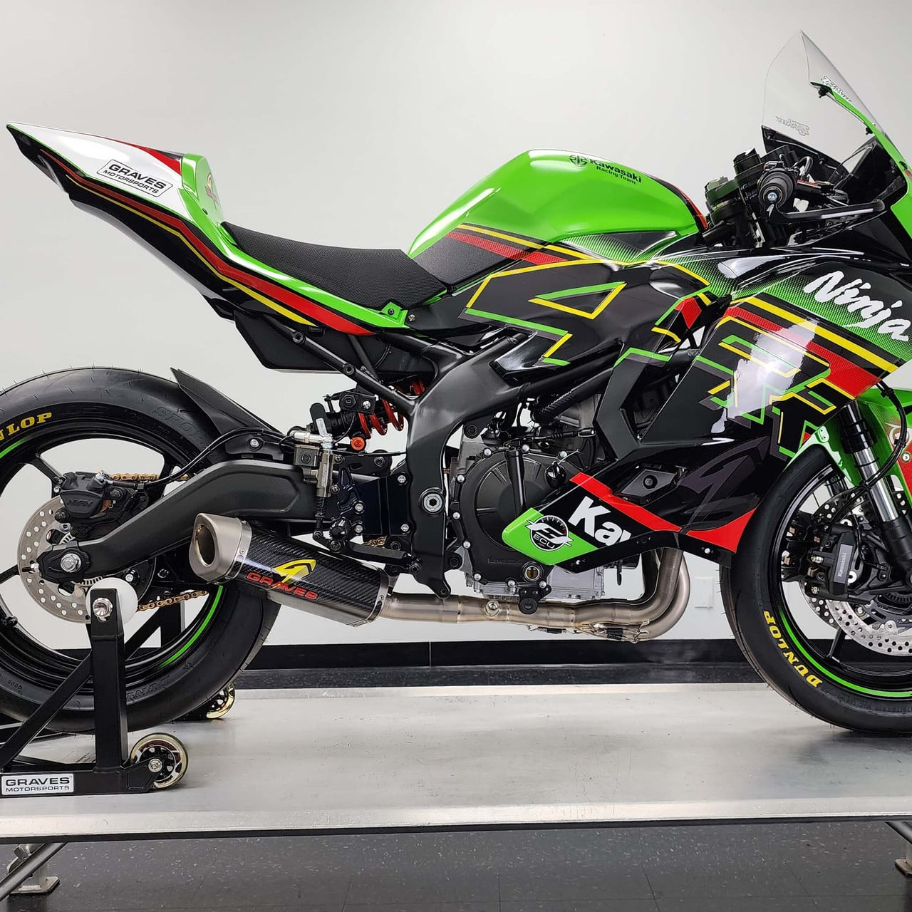 Graves Motorsports WORKS Carbon LOW MOUNT Full Exhaust System