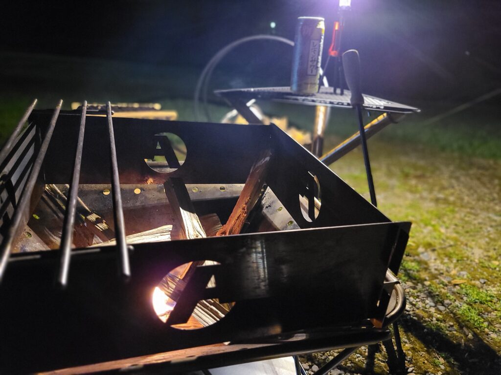 焚き火サイドスタンド Large レビュー SomAbito ソマビト | のすけブログ