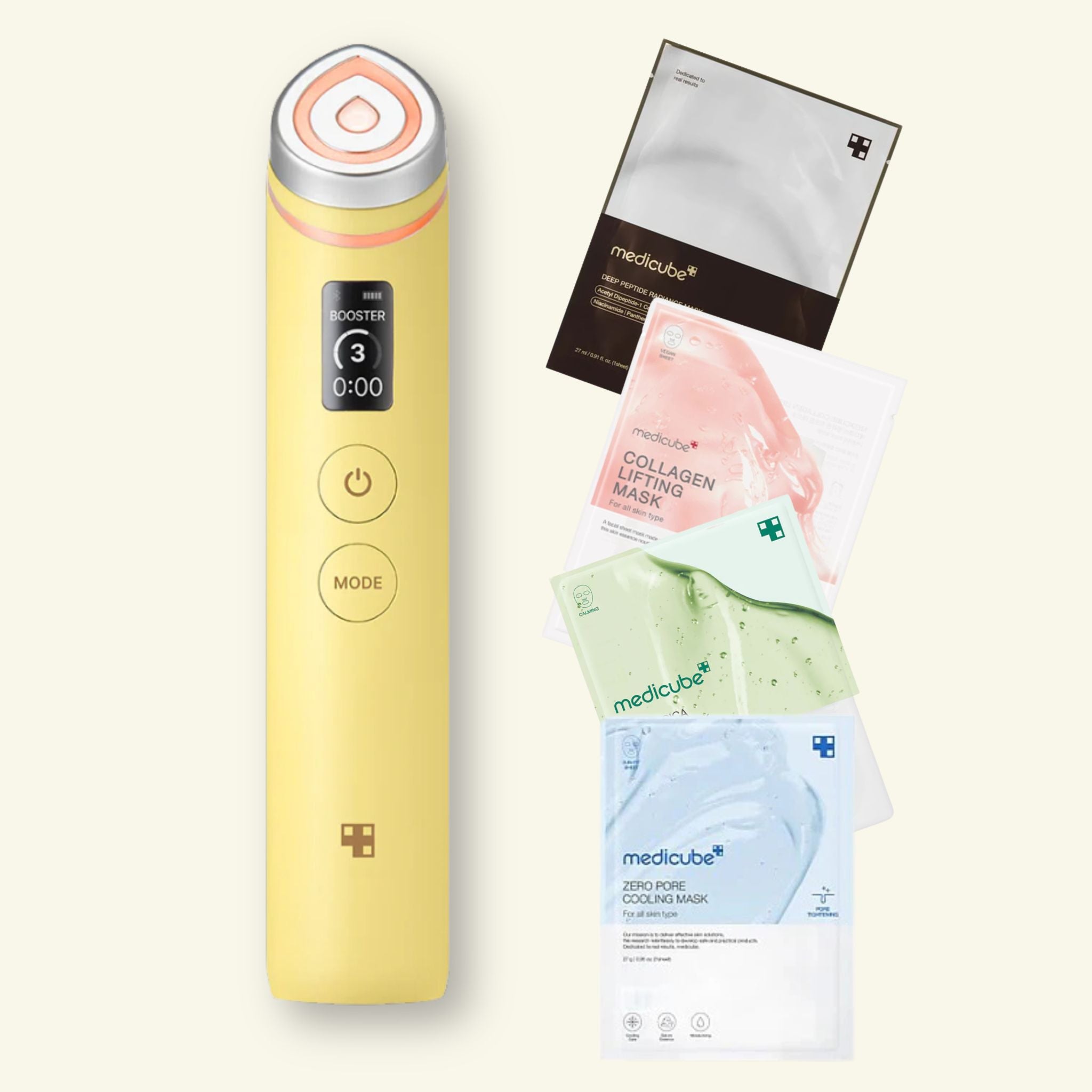 MEDICUBE AGE-R Booster Pro Lemon Edition | LED Skincare Device for