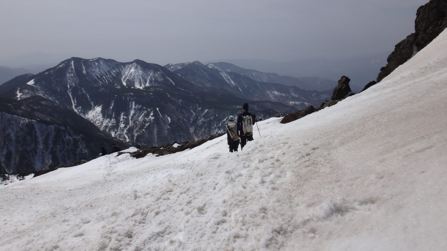 日光白根山西面3ルンゼ | みろく山の会：横浜にある山岳会（登山サークル）