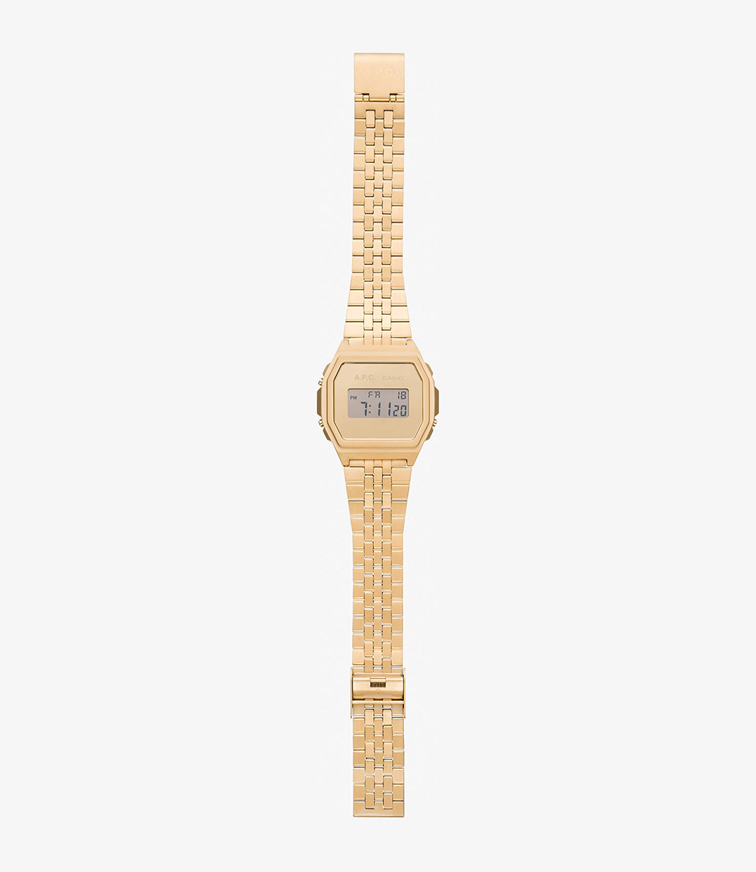 A.P.C.」と「CASIO」のコラボレーション。メタリックカラーが煌めく