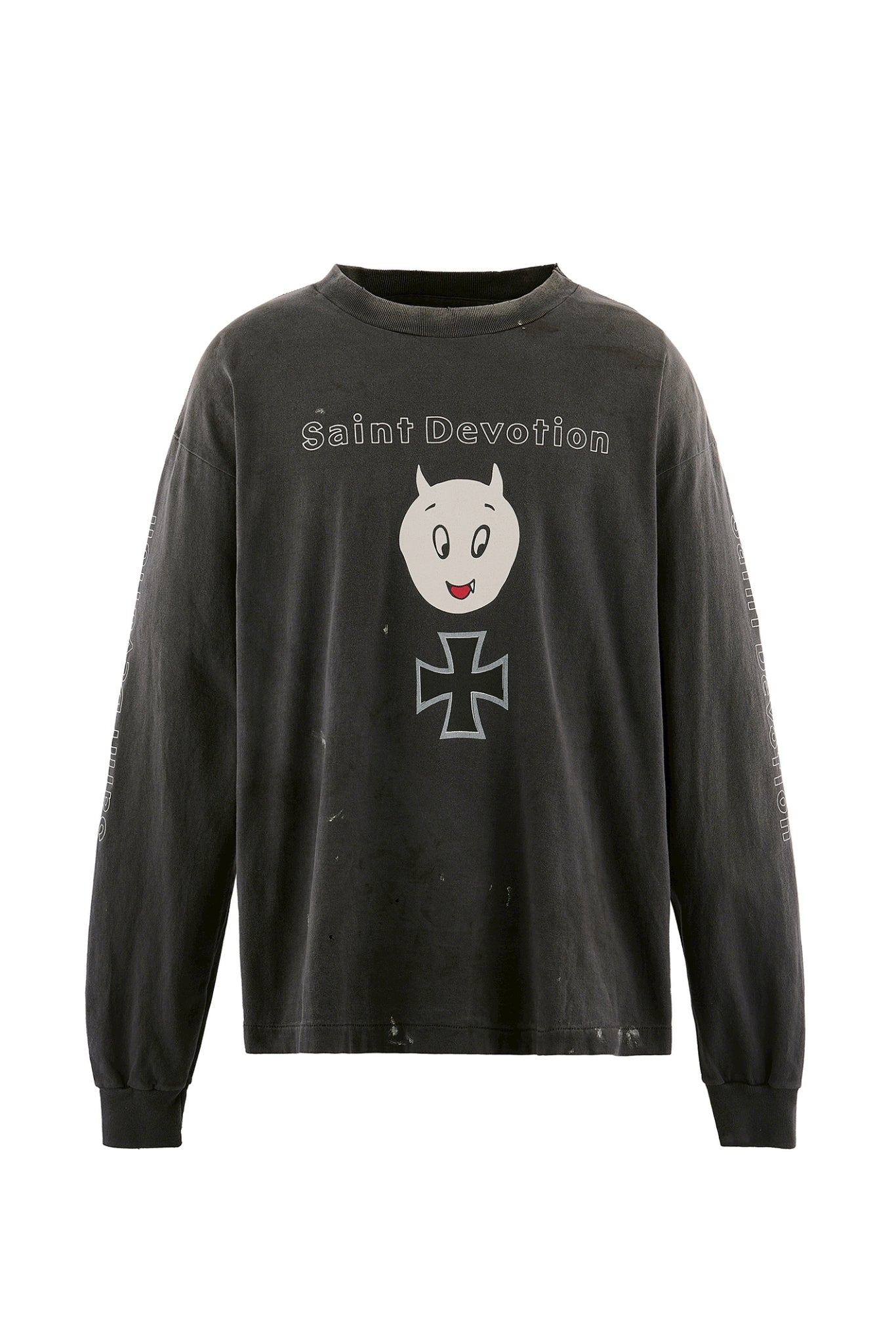 SAINT Mxxxxxx × 攻殻機動隊 FW24 GS_LS TEE/ILYA GITS / BLK - NUBIAN