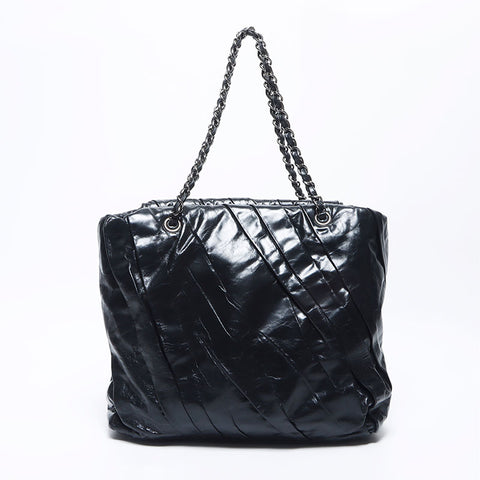 シャネル CHANEL 13番台 デカ ココマーク トートバッグ シルバー金具