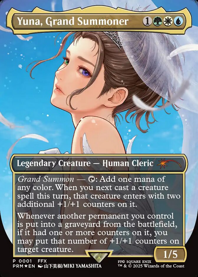 大召喚士、ユウナ MTG サージfoil サージフォイル 日本語版 MTG 大召喚