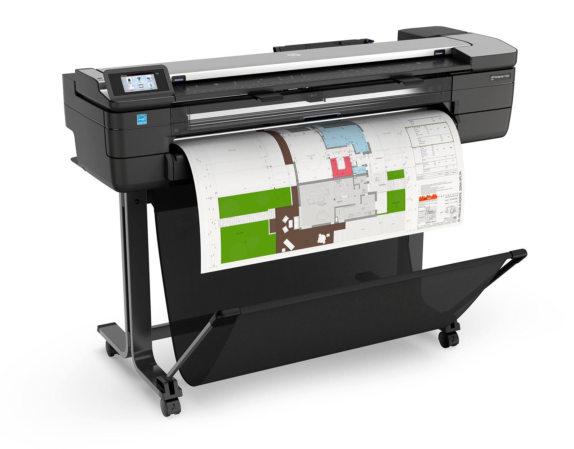 HP 人気プロッター 新品複合機 DesignJet Tｰ830 MFP A1モデル - OA