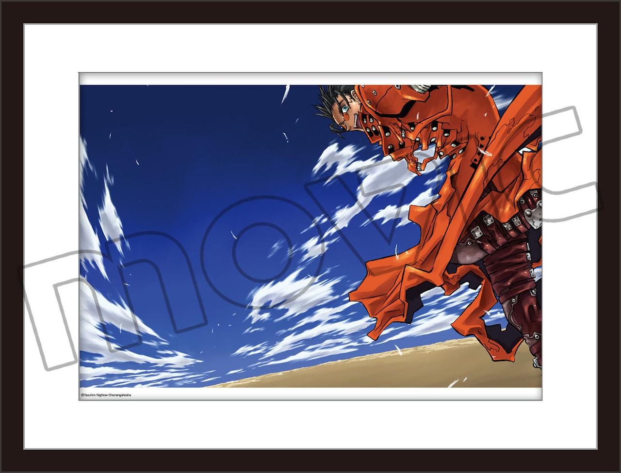 トライガン・マキシマム」内藤泰弘の直筆サイン入り複製原画が全3種で