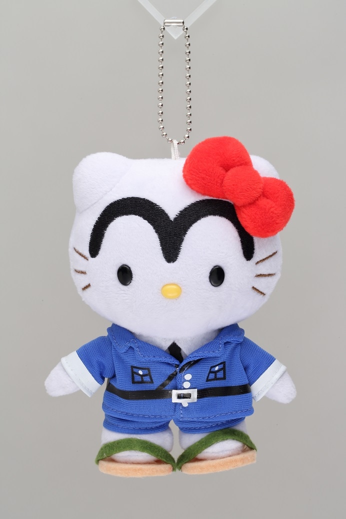 ハローキティとのコラボによるマスコット。(c)秋本治/集英社 (c)'76