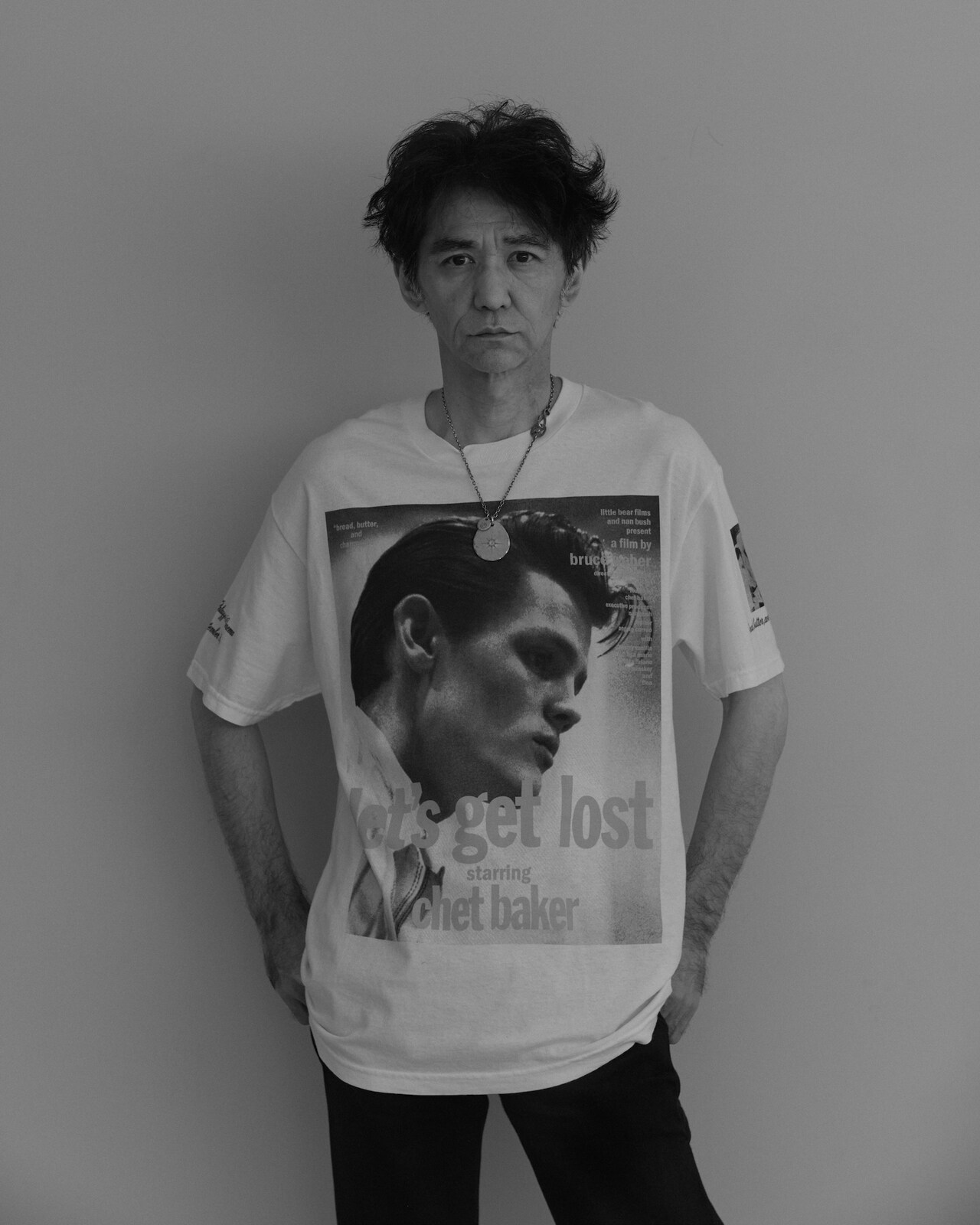 レッツ・ゲット・ロスト」weberコラボTシャツ発売、村上淳が撮影モデル