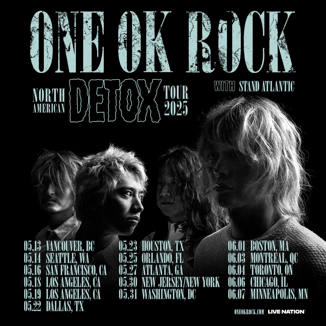 ONE OK ROCK、15都市巡る自身最大規模の北米ツアー開催 | JOYSOUND