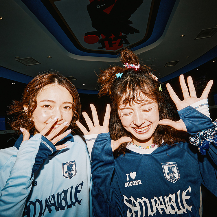 ロングスリーブTEE(SAMURAI BLUE) INNOCENT LINE | JFA STORE | 日本