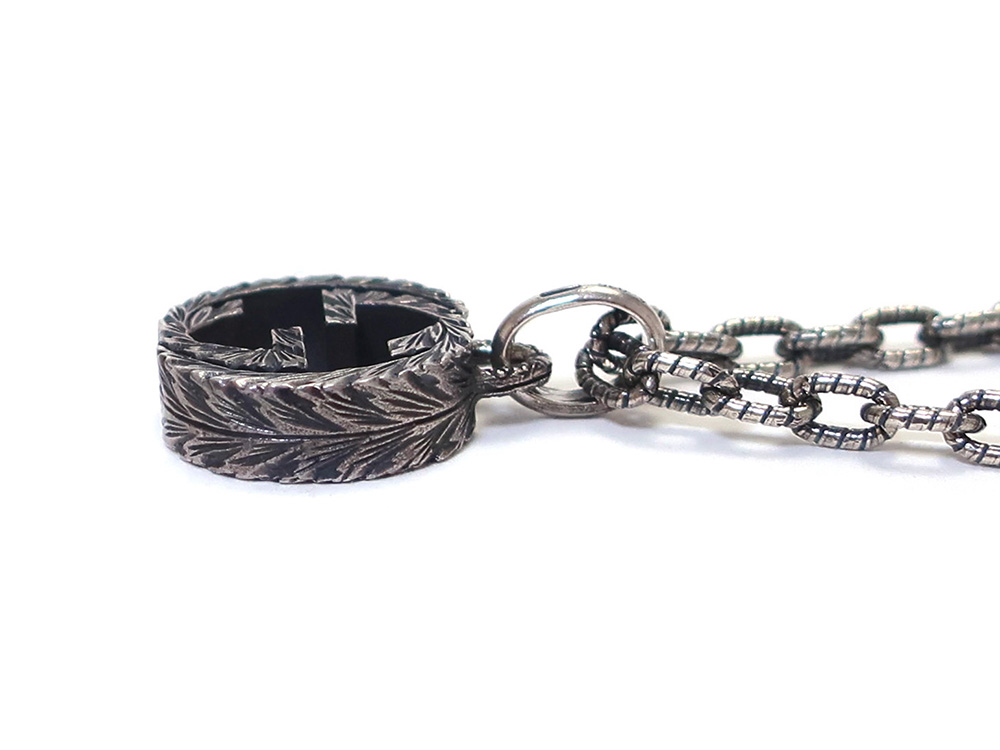 グッチ インターロッキングG ペンダント ネックレス Ag925