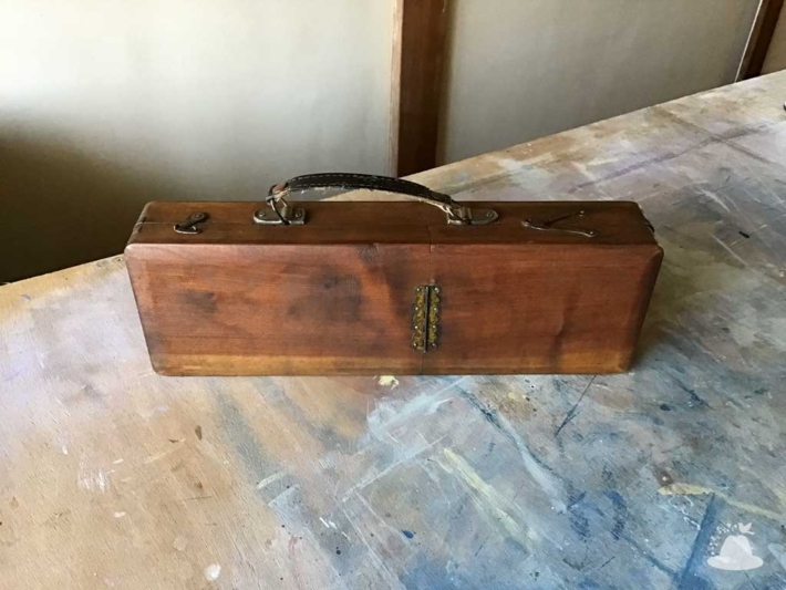 古い道具箱 ~スケッチ用の水彩用具箱~ | OKUAKI STUDIO art blog