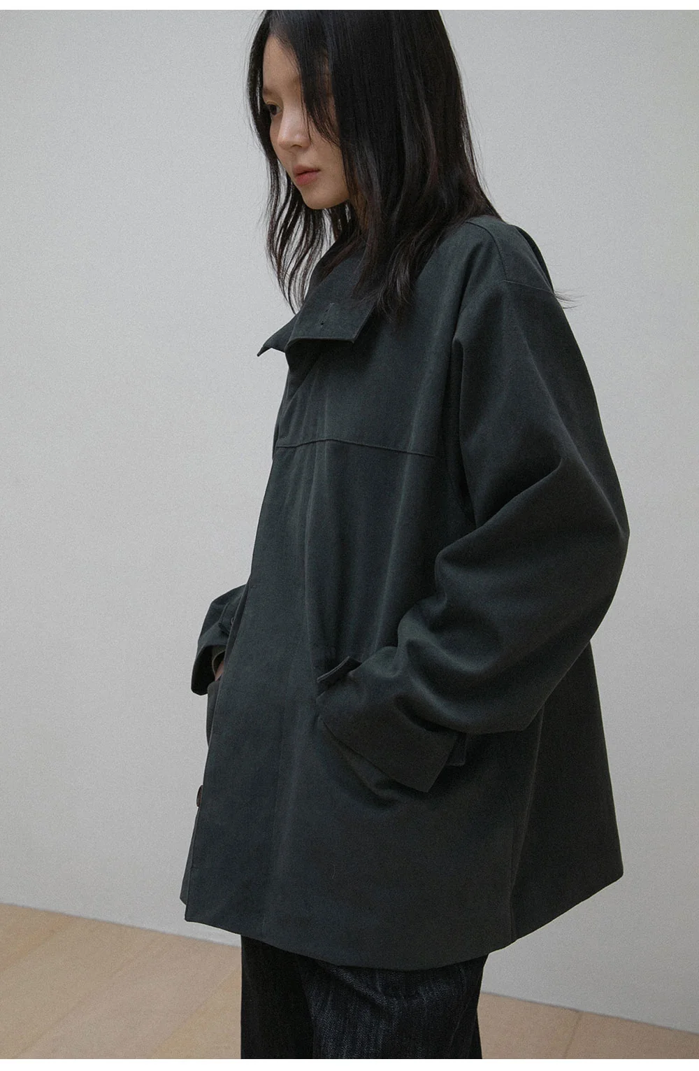 brushed 2way jacket - ohotoro